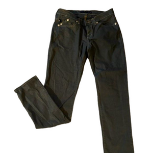 Rock & Republic Gray/Gold Spun Denim Jeans Size 8